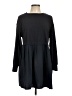 Unbranded Solid Black Blue Casual Dress Size L - photo 1