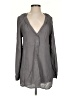 BCBGMAXAZRIA 100% Rayon Gray Long Sleeve Blouse Size XS - photo 1