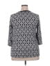 Misia Black 3/4 Sleeve Blouse Size 4X - photo 2