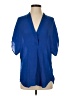 Vince. Blue Short Sleeve Blouse Size XS - photo 1
