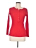 Unbranded Red Long Sleeve Henley Size M - photo 1