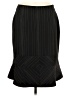 WD.NY Chevron-herringbone Black Formal Skirt Size 6 - photo 1