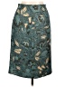 Moschino Print Teal Green Wool Skirt Size 10 - photo 1