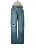 FRAME 100% Cotton Hearts Blue Jeans Size 26 waist - photo 1