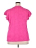 Unbranded Pink Short Sleeve Blouse Size XXL - photo 2