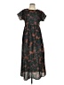 Unbranded 100% Polyester Camo Brown Green Casual Dress Size S - photo 1