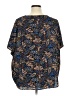 Daytrip Blue Short Sleeve Blouse Size XL - photo 2