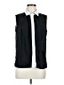 Shein Color Block Black Sleeveless Button-Down Shirt Size 6 - photo 1