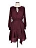 Sam Edelman 100% Polyester Burgundy Casual Dress Size 10 - photo 1
