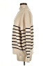Lillusory Stripes Tan Turtleneck Sweater Size M - photo 5