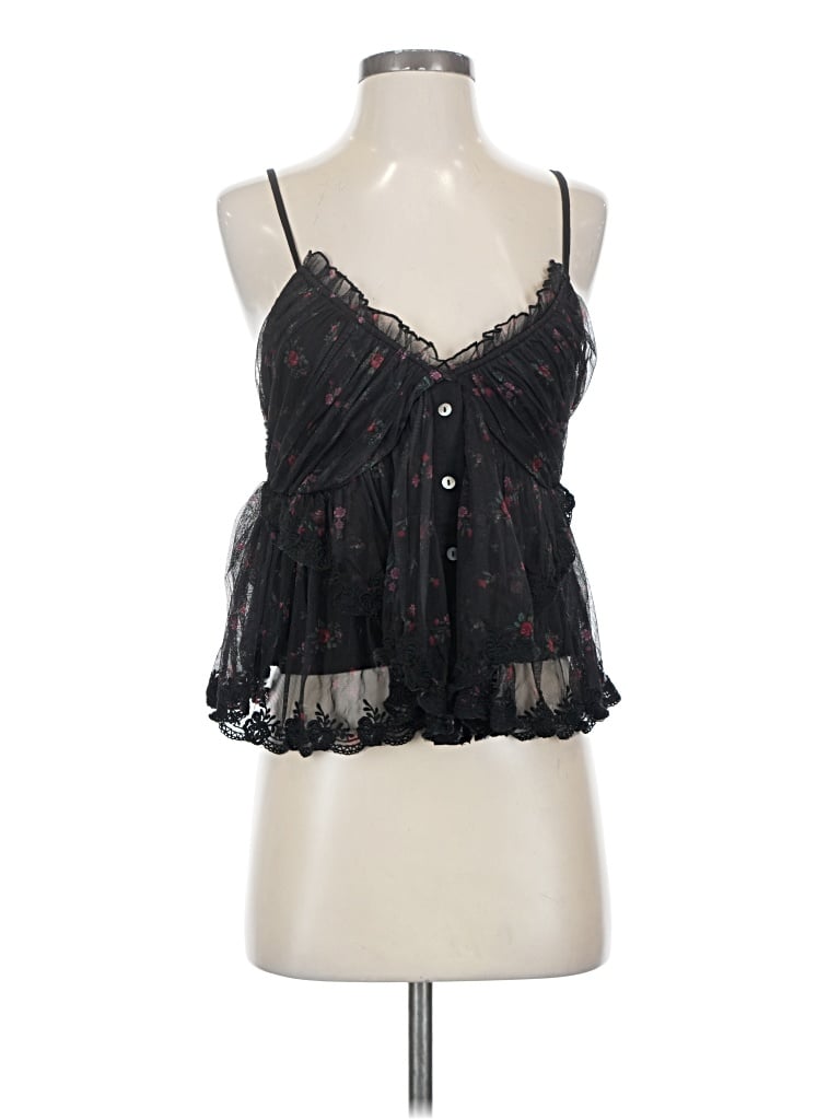 Free People Sleeveless Blouse In Black