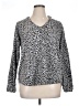 Greige Animal Print Gray Cardigan Size XL - photo 1