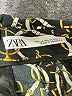 Zara 100% Polyester Print Gold Casual Pants Size XS - photo 4