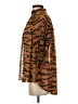 Adam Lippes 100% Polyester Animal Print Brown 3/4 Sleeve Blouse Size 0 - photo 5