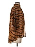 Adam Lippes 100% Polyester Animal Print Brown 3/4 Sleeve Blouse Size 0 - photo 4