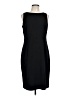 Vince Camuto Solid Black Cocktail Dress Size 12 - photo 1