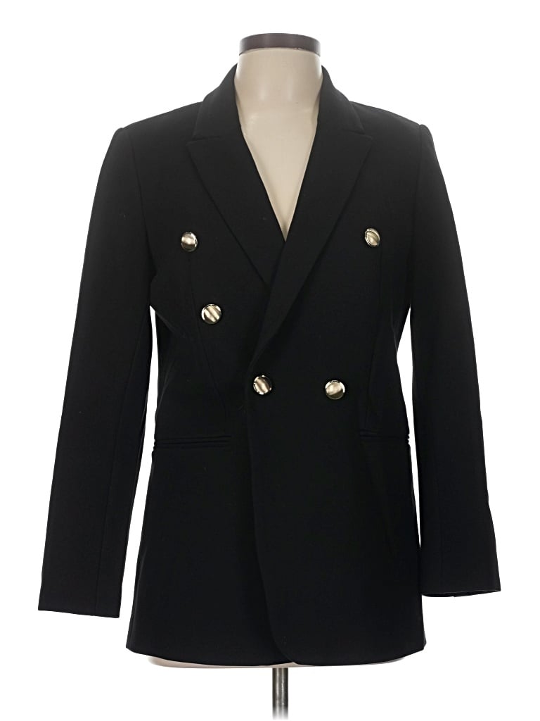 Pre-owned Assorted Brands Blazer Jacket In Black