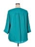 Torrid 100% Polyester Teal 3/4 Sleeve Blouse Size 2X Plus (2) - photo 2