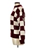 Unbranded 100% Acrylic Checkered-gingham Burgundy Turtleneck Sweater Size L - photo 5