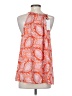 MNG 100% Polyester Orange Sleeveless Blouse Size S - photo 2
