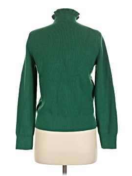 Pull Col Roulé Femme J.Crew – Taille M – Laine Vert – Occasion Très Bon état