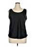 Delicates 100% Polyester Black Sleeveless Blouse Size 1X - photo 1