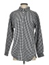 Susan Graver Checkered-gingham Black Long Sleeve Blouse Size XXS - photo 1