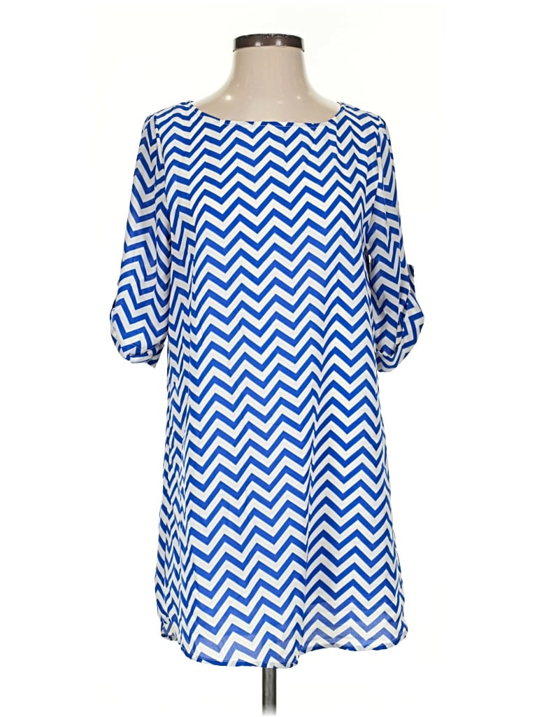 Pre-owned Everly Casual Dress In Blue
