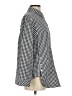 Susan Graver Checkered-gingham Black Long Sleeve Blouse Size XXS - photo 4
