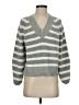 A New Day Stripes Gray Pullover Sweater Size XS - photo 1