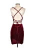 Shein Burgundy Cocktail Dress Size 6 - photo 2