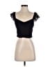 Ali & Jay 100% Polyester Black Short Sleeve Top Size S - photo 1