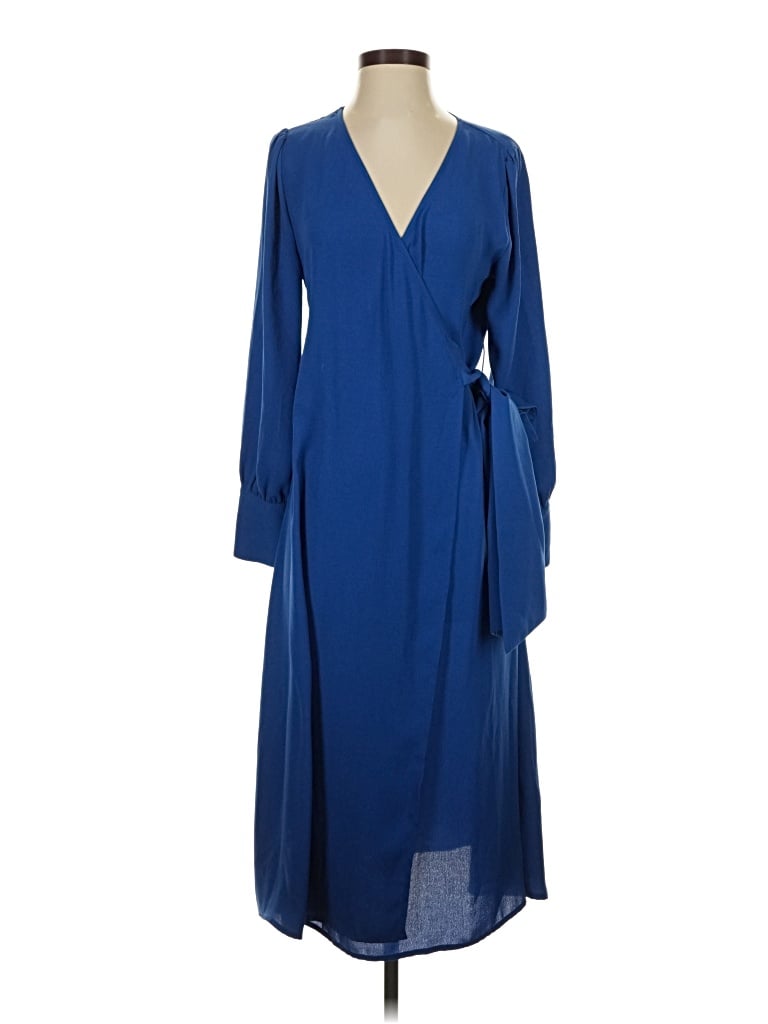 Pre-owned Halogen Casual Dress In Blue
