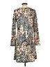 Unbranded Animal Print Tan Black Casual Dress Size L - photo 2