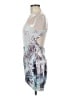 Luvalot Graphic Silver Cocktail Dress Size 8 - photo 5