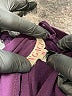 A'gaci 100% Polyester Purple Long Sleeve Blouse Size M - photo 7