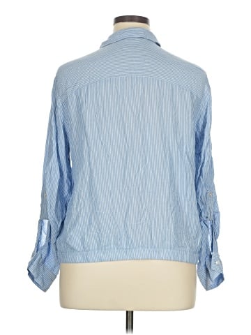 Jones New York Long Sleeve Button-Down Shirt (view 2)