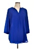 Sami & JO 100% Polyester Blue 3/4 Sleeve Blouse Size L - photo 1