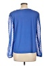 Studio 1886 Blue Long Sleeve Top Size L - photo 2