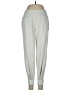 FLX Solid Gray Casual Pants Size M - photo 1