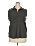 Joe Fresh Gray Sleeveless Blouse Size XL - photo 1
