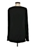 Ann Taylor 100% Polyester Black Long Sleeve Top Size S - photo 2