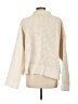 Altar'd State 100% Polyester Solid Ivory Poncho Size L - photo 2