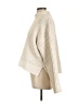 Altar'd State 100% Polyester Solid Ivory Poncho Size L - photo 5