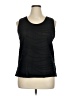 Simply Vera Vera Wang Black Sleeveless Top Size XL - photo 1
