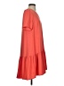A New Day 100% Polyester Solid Orange Casual Dress Size XS - photo 4