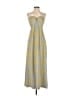 Maple Checkered-gingham Yellow Casual Dress Size 8 - photo 1