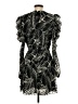 Walter Baker 100% Polyester Paisley Black Cocktail Dress Size 4 - photo 2