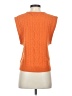 Simple Retro Orange Sweater Vest Size S - photo 2