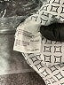 Alfani 100% Polyester Houndstooth Gray Long Sleeve Blouse Size M - photo 8